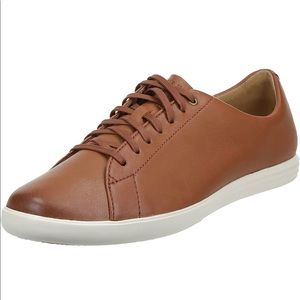 Cole Haan Men's Grand Crosscourt II Sneakers Tan Leather Burnsh Size 11.5 NIB